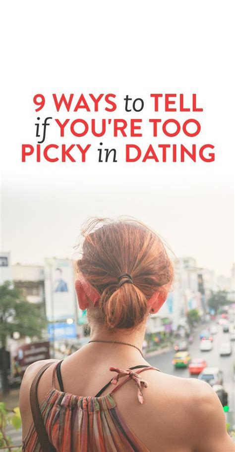 being picky online dating